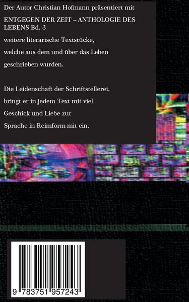 Produktbild: Anthologie des Lebens Band 3