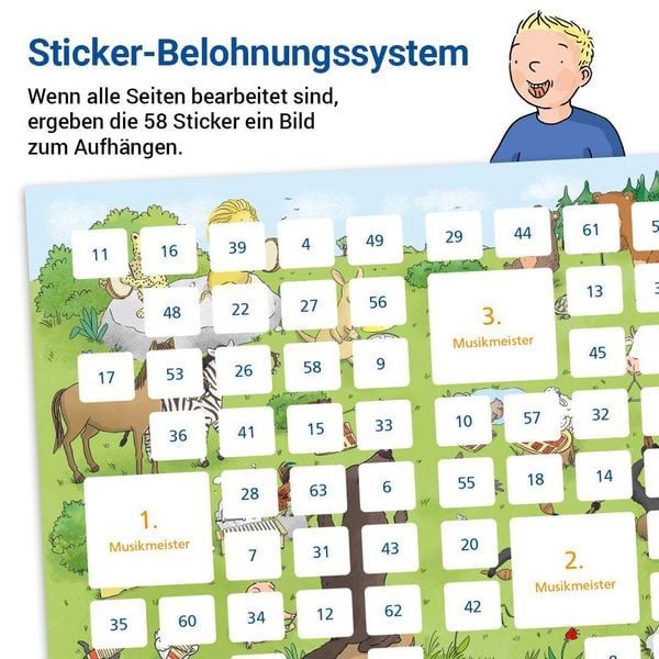 Produktbild: Das &Uuml;bungsheft Musik 1/2