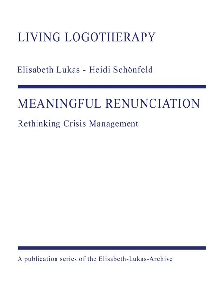 Produktbild: Meaningful Renunciation