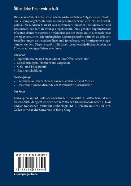 Produktbild: &Ouml;ffentliche Finanzwirtschaft