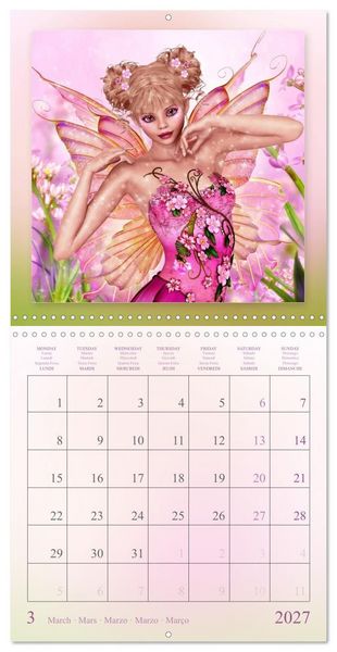 Produktbild: Twinkling Fairies (Wall Calendar 2027 12 &times; 12 Inch) CALVENDO 12 Month Wall Calendar