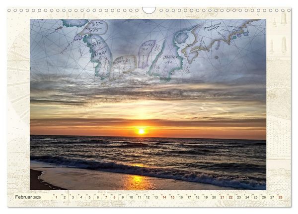 Produktbild: Seekarten der Tr&auml;ume (Wandkalender 2026 DIN A3 quer), CALVENDO Monatskalender