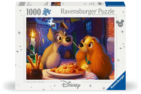 Produktbild: Erwachsenenpuzzle 1000 Teile - Disney Classics - Susi und Strolch