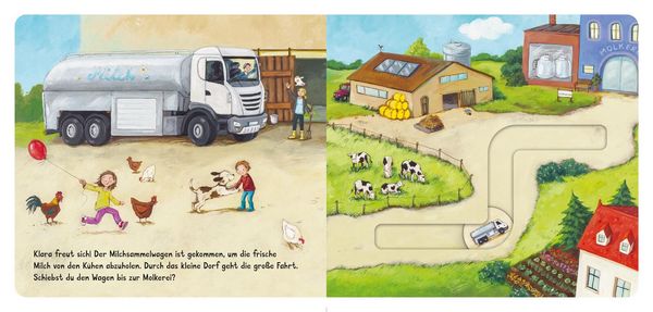 Produktbild: Meine Schiebebahn-Pappe (Soundbuch): Fahr mit auf dem Bauernhof
