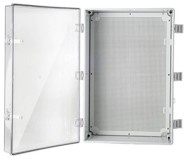 Produktbild: TRU COMPONENTS TC-PSC-40x60x22 Schaltschrank 400 x 600 x 220 ABS, Polycarbonat Hellgrau 1St.
