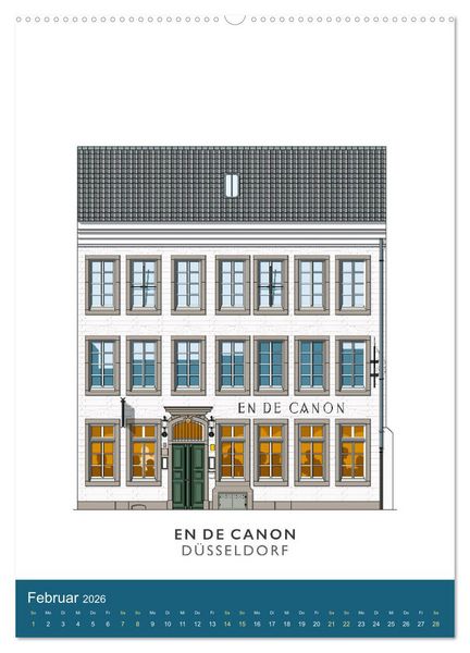 Produktbild: PROST! Bars und Kneipen in der D&uuml;sseldorfer Altstadt (hochwertiger Premium Wandkalender 2026 DIN A2 hoch), Kunstdruck in Hochglanz