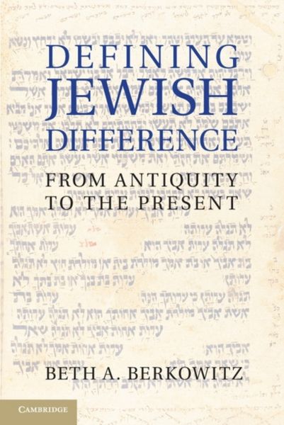 Produktbild: Defining Jewish Difference