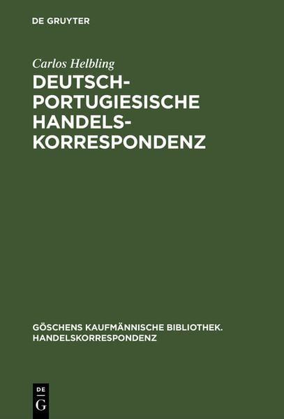 Produktbild: Deutsch-portugiesische Handelskorrespondenz