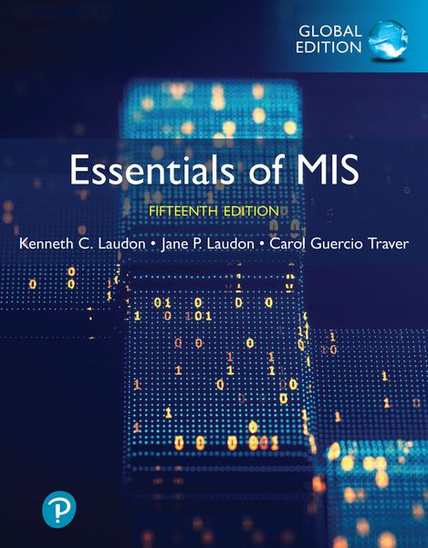 Produktbild: Essentials of MIS, Global Edition