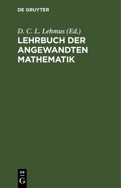 Produktbild: Lehrbuch der angewandten Mathematik