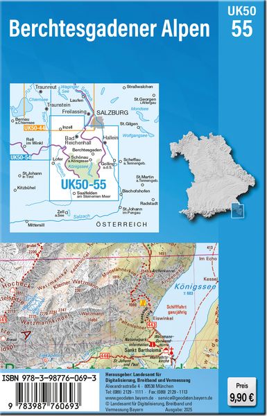 Produktbild: UK50-55 Berchtesgadener Alpen