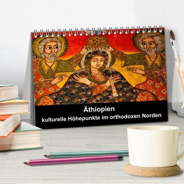 Produktbild: &Auml;thiopien - kulturelle H&ouml;hepunkte im orthdoxen Norden (Tischkalender 2027 DIN A5 quer), CALVENDO Monatskalender