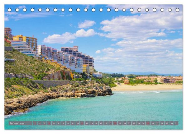 Produktbild: Costa del Azahar - Spaniens Orangenbl&uuml;tenk&uuml;ste (Tischkalender 2026 DIN A5 quer), CALVENDO Monatskalender