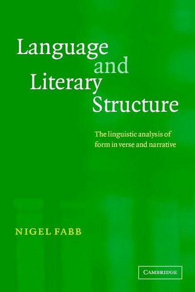 Produktbild: Language and Literary Structure