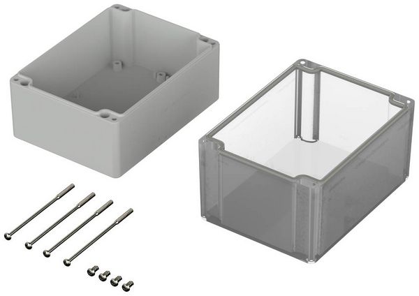 Produktbild: Bopla EUROMAS M 246 G 02246100 Industrie-Geh&auml;use 160 x 120 x 140 Polycarbonat Lichtgrau (RAL 7035) 1 St.