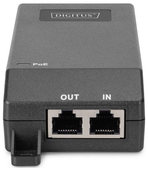 Produktbild: Digitus DN-95103-3 PoE Injektor 10 / 100 / 1000 MBit/s IEEE802.3af (15.4 W), IEEE802.3at (30 W)