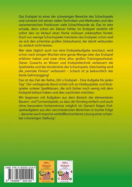 Produktbild: 365 x Endspiel f&uuml;r Einsteiger