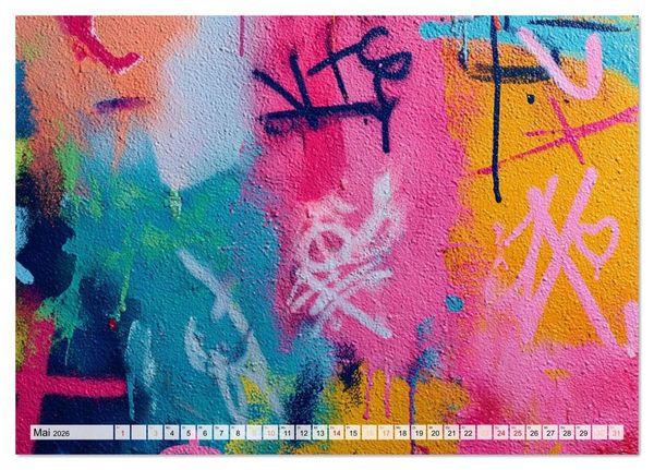 Produktbild: Urbanes Stadtgefl&uuml;ster (Tischkalender 2026 DIN A5 quer), CALVENDO Monatskalender
