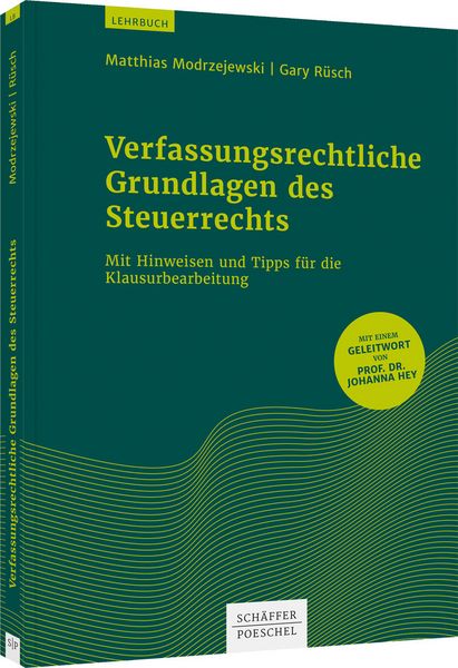 Produktbild: Verfassungsrechtliche Grundlagen des Steuerrechts