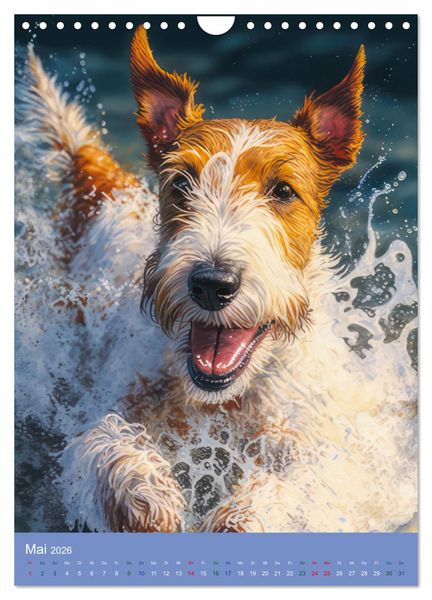 Produktbild: Hunde mit Temperament (Wandkalender 2026 DIN A4 hoch), CALVENDO Monatskalender