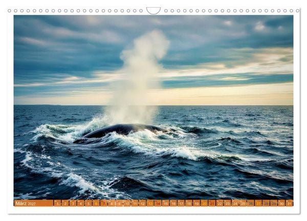 Produktbild: Whale Watching (Wandkalender 2027 DIN A3 quer), CALVENDO Monatskalender