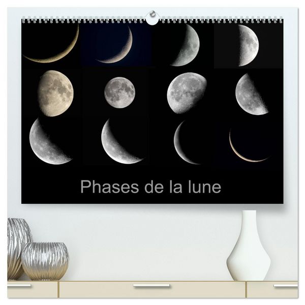 Produktbild: Phases de la lune (Calendrier mural 2026 DIN A2 vertical) calendrier de bureau