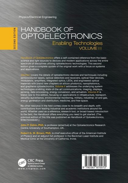 Produktbild: Handbook of Optoelectronics