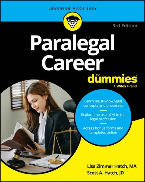 Produktbild: Paralegal Career For Dummies