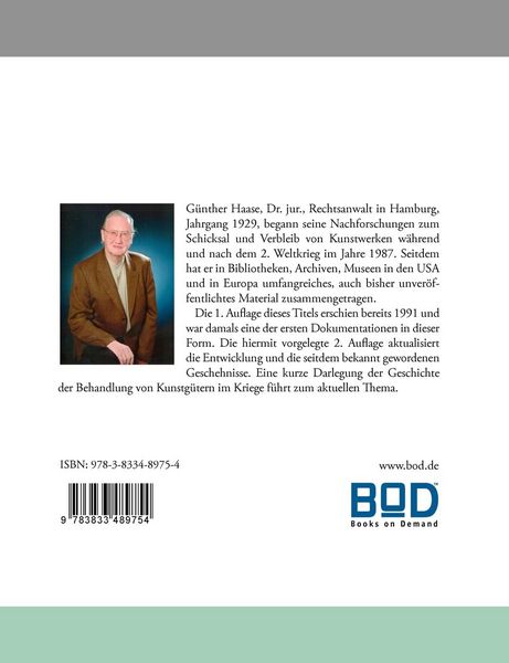 Produktbild: Kunstraub und Kunstschutz, Band I
