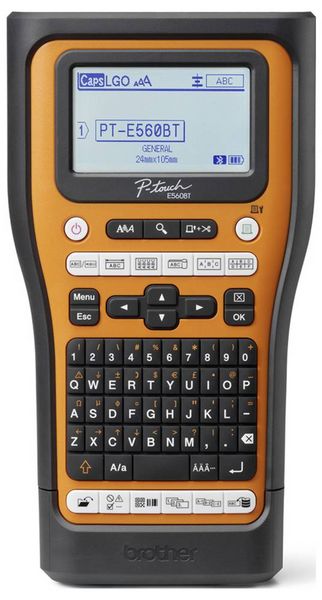 Produktbild: Brother PT-E560BT und Brother L-BOXX 136 Systemk Beschriftungsger&auml;t Geeignet f&uuml;r Schriftband: TZe, HSe 24 mm