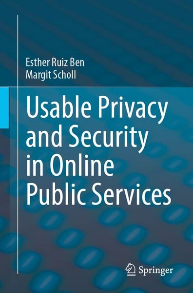Produktbild: Usable Privacy and Security in Online Public Services