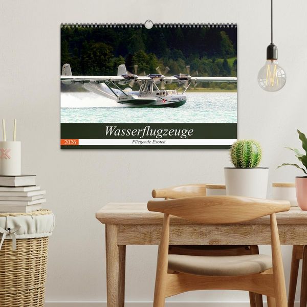 Produktbild: Wasserflugzeuge - Fliegende Exoten (Wandkalender 2026 DIN A3 quer), CALVENDO Monatskalender