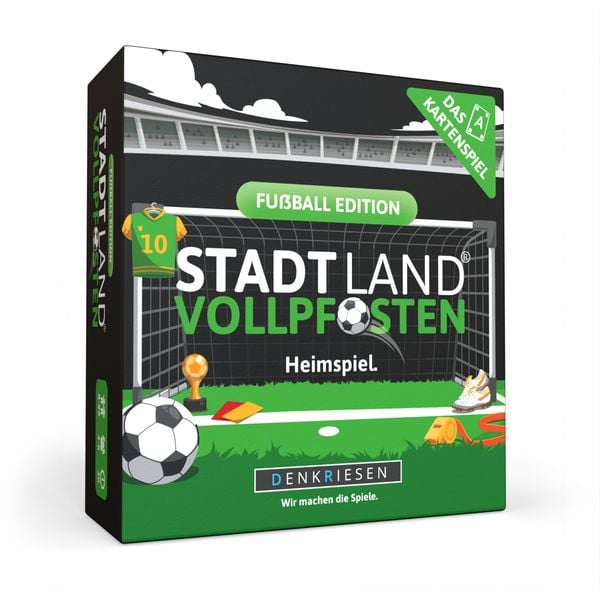 DENKRIESEN - STADT LAND VOLLPFOSTEN - Das Kartenspiel – FUßBALL EDITION - 'Heimspiel.'