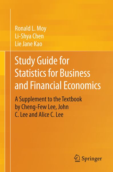 Produktbild: Study Guide for Statistics for Business and Financial Economics