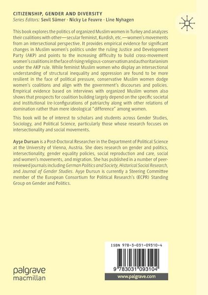 Produktbild: Organized Muslim Women in Turkey