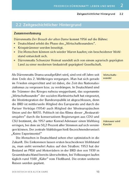 Produktbild: Der Besuch der alten Dame - Textanalyse und Interpretation