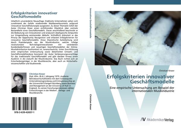 Produktbild: Erfolgskriterien innovativer Gesch&auml;ftsmodelle