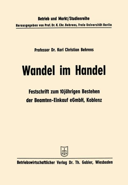 Produktbild: Wandel im Handel