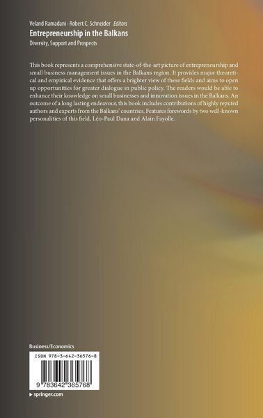 Produktbild: Entrepreneurship in the Balkans