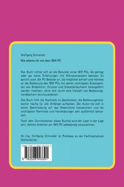 Produktbild: Wie arbeite ich mit dem IBM PC