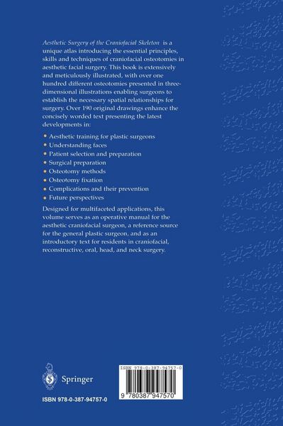 Produktbild: Aesthetic Surgery of the Craniofacial Skeleton