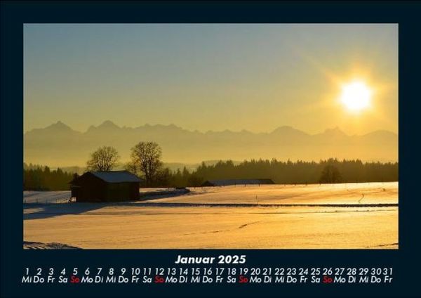 Produktbild: Landschaftskalender 2025 Fotokalender DIN A5