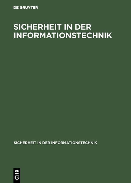 Produktbild: Sicherheit in der Informationstechnik