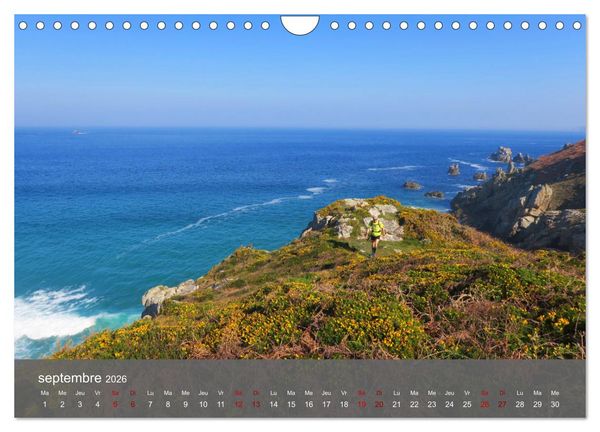 Produktbild: LE SENTIER DES DOUANIERS. Parcourir ce joyau breton. (Calendrier mural 2026 DIN A4 vertical), CALVENDO calendrier mensuel