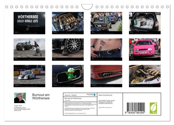Produktbild: Burnout am W&ouml;rthersee (Wandkalender 2025 DIN A4 quer), CALVENDO Monatskalender