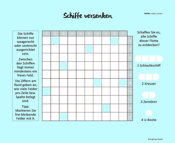 Produktbild: Schiffe versenken. Jetzt ohne Gegner alleine spielen. Der Spiele-Klassiker als Einzel-Spieler-Version. Ged&auml;chtnistraining und Logik-Spiel f&uuml;r stundenlangen R&auml;tsel-Spa&szlig;. R&auml;tsel-Block im XXL-Format