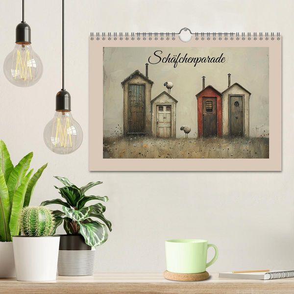 Produktbild: Sch&auml;fchenparade (Wandkalender 2026 DIN A4 quer), CALVENDO Monatskalender