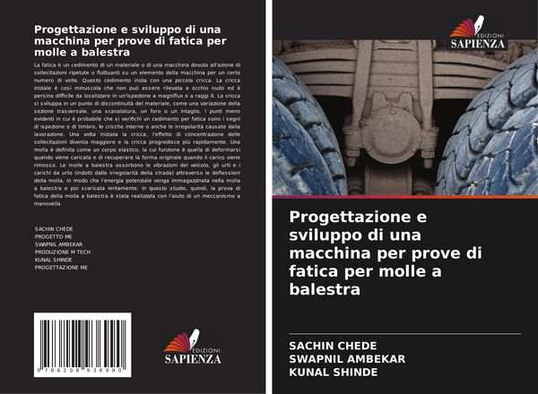 Produktbild: Progettazione e sviluppo di una macchina per prove di fatica per molle a balestra
