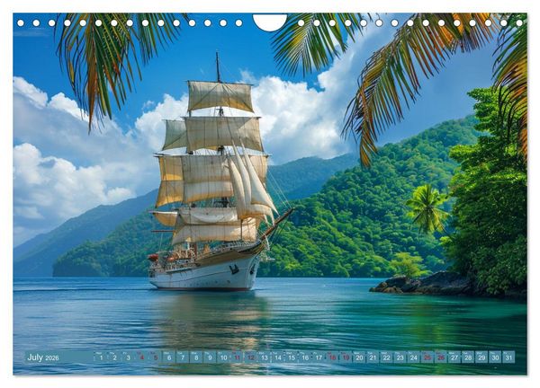 Produktbild: Sailing Through Seasons (Wall Calendar 2026 DIN A4 landscape), CALVENDO 12 Month Wall Calendar