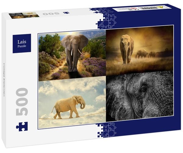 Lais Puzzle Collage Elefanten 500 Teile